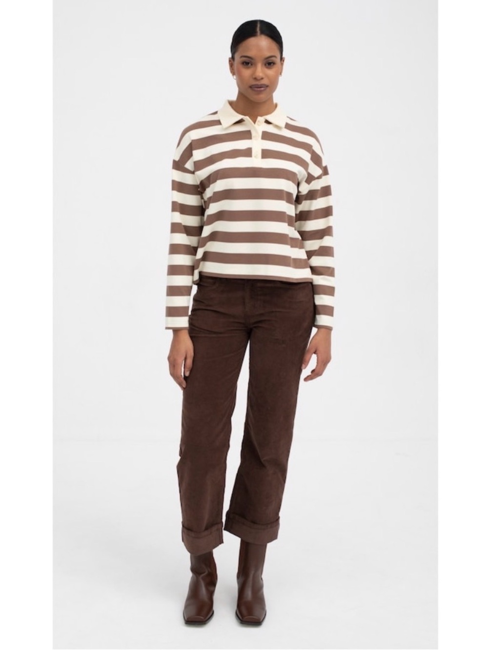 BNWT chocolate brown corduroy pant